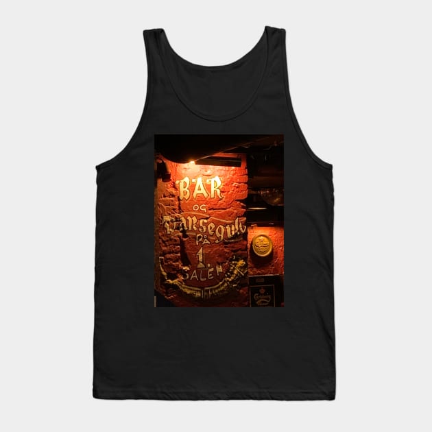 Drinking with Style in a Bar with a Beer Tank Top by Bucklandcrafts